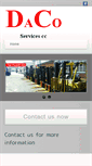 Mobile Screenshot of dacoservices.co.za